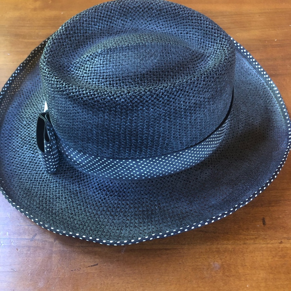 Black Straw Biltmore Golf Hat